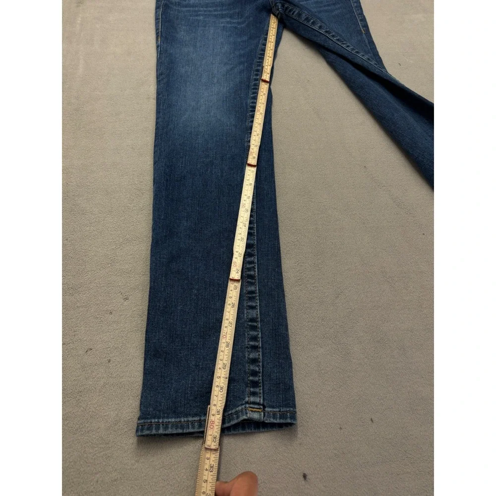 True Religion Rocco Relaxed Skinny Jeans Dark Indigo Blue Mens Denim Size 32 NEW